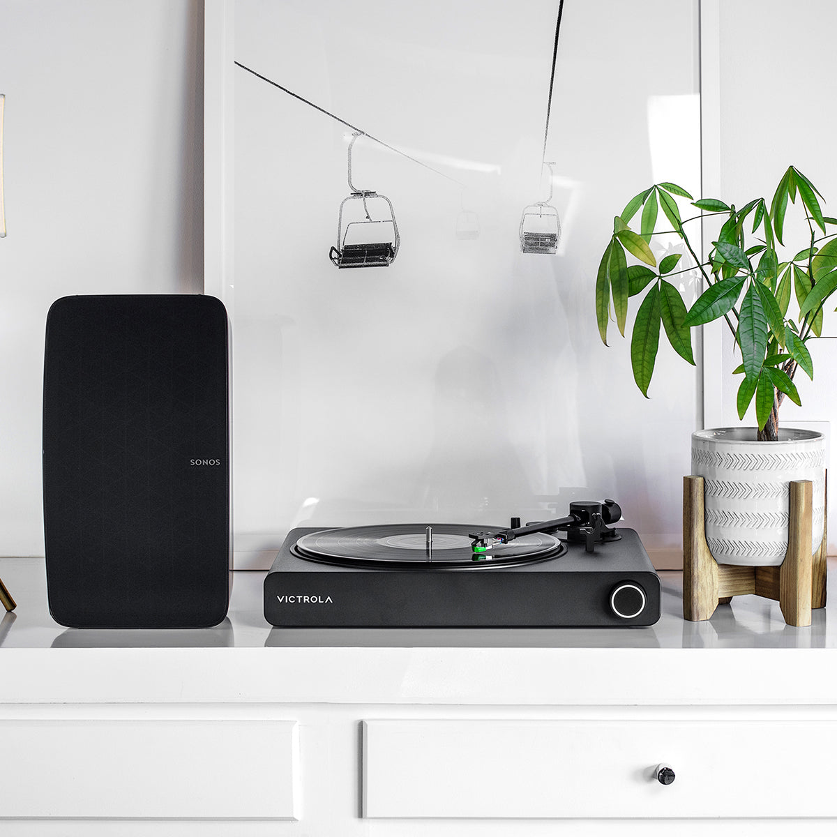 Stream Onyx WiFi and Bluetooth Turntable (Works with Sonos)