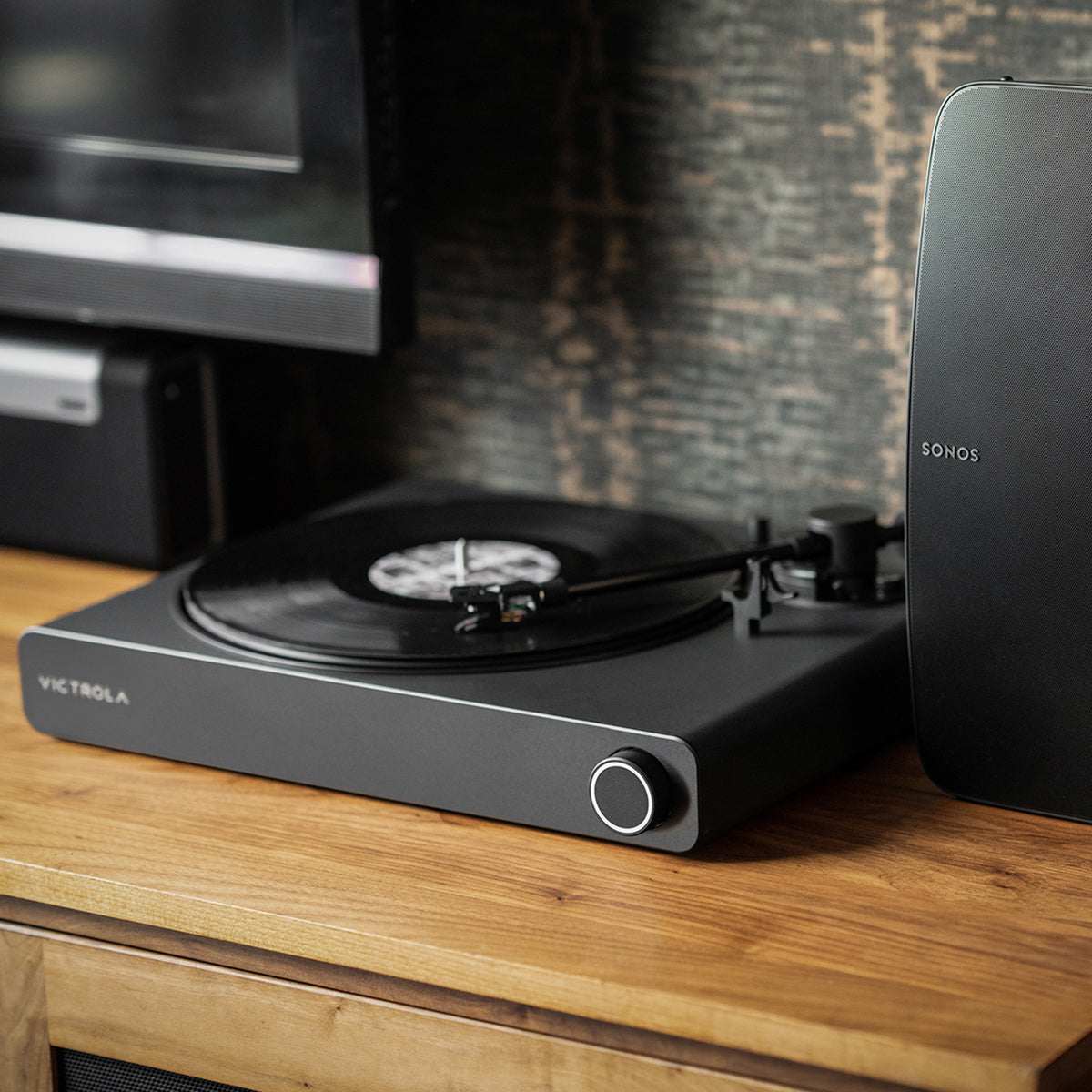 Stream Onyx WiFi and Bluetooth Turntable (Works with Sonos)