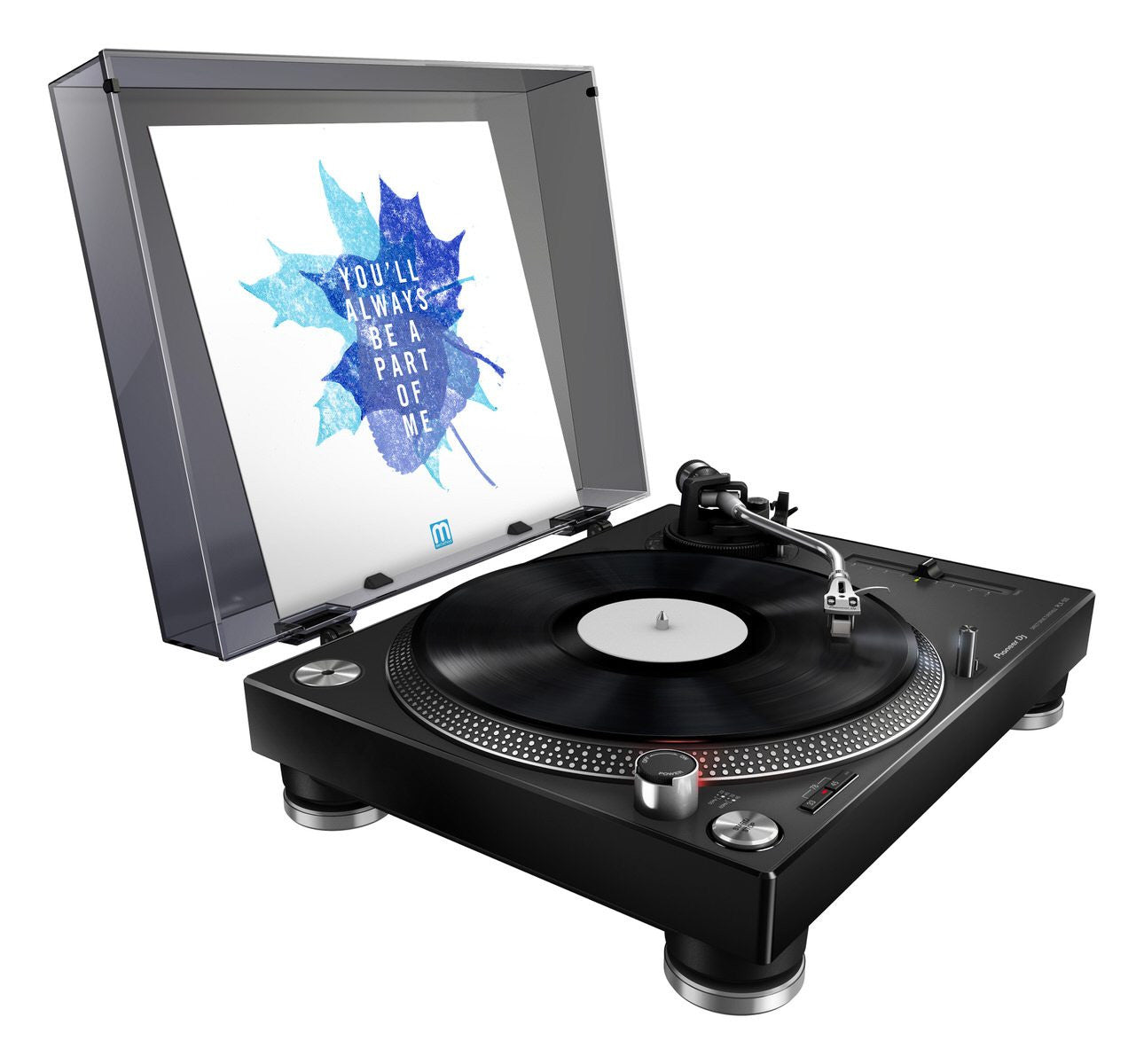 Pioneer DJ: PLX-500 Direct Drive USB Turntable - Black